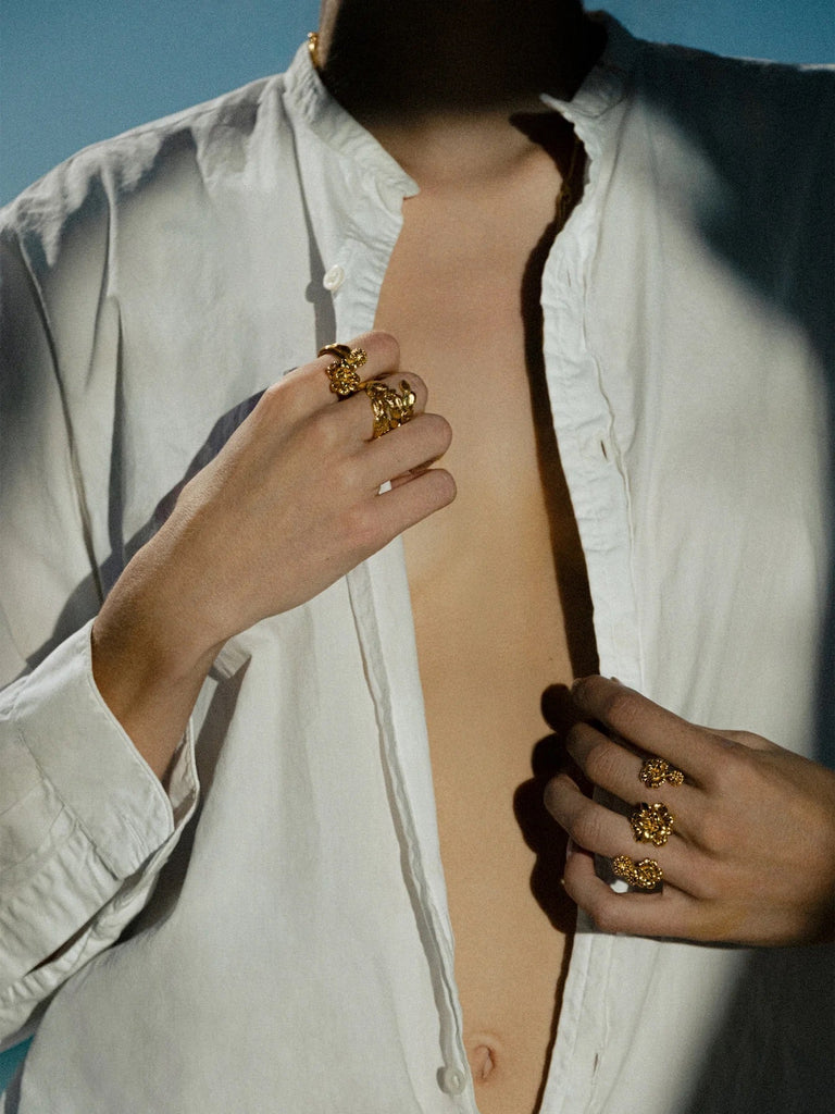 Golden Blooms for Autumn: Introducing the Anthos Collection by Aurélie Bidermann