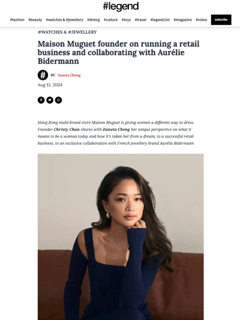 Maison Muguet Featured in Hashtag Legend