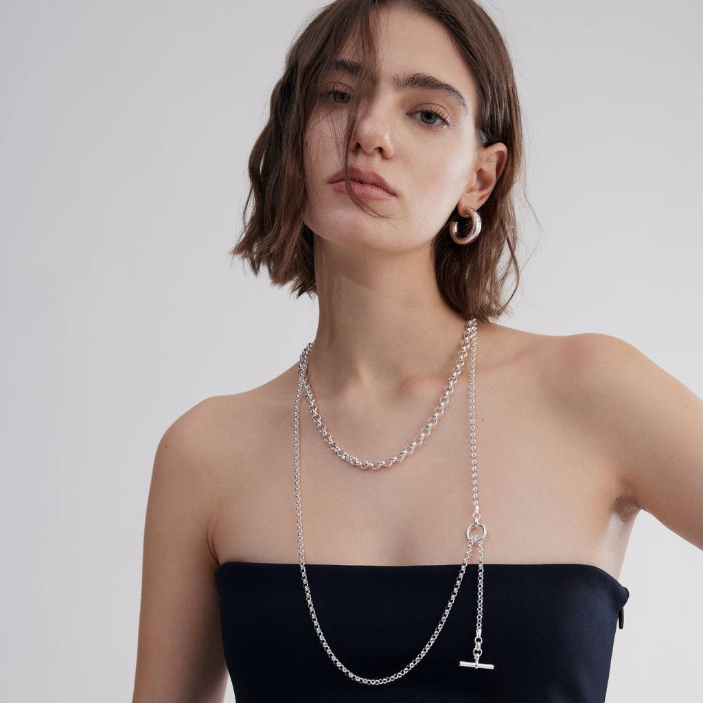LOUVE XL_Hoops_Silver