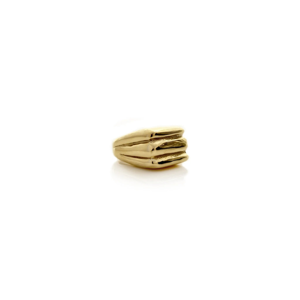 Gold ring Granite Ring Brass Ariana Boussard-Reifel