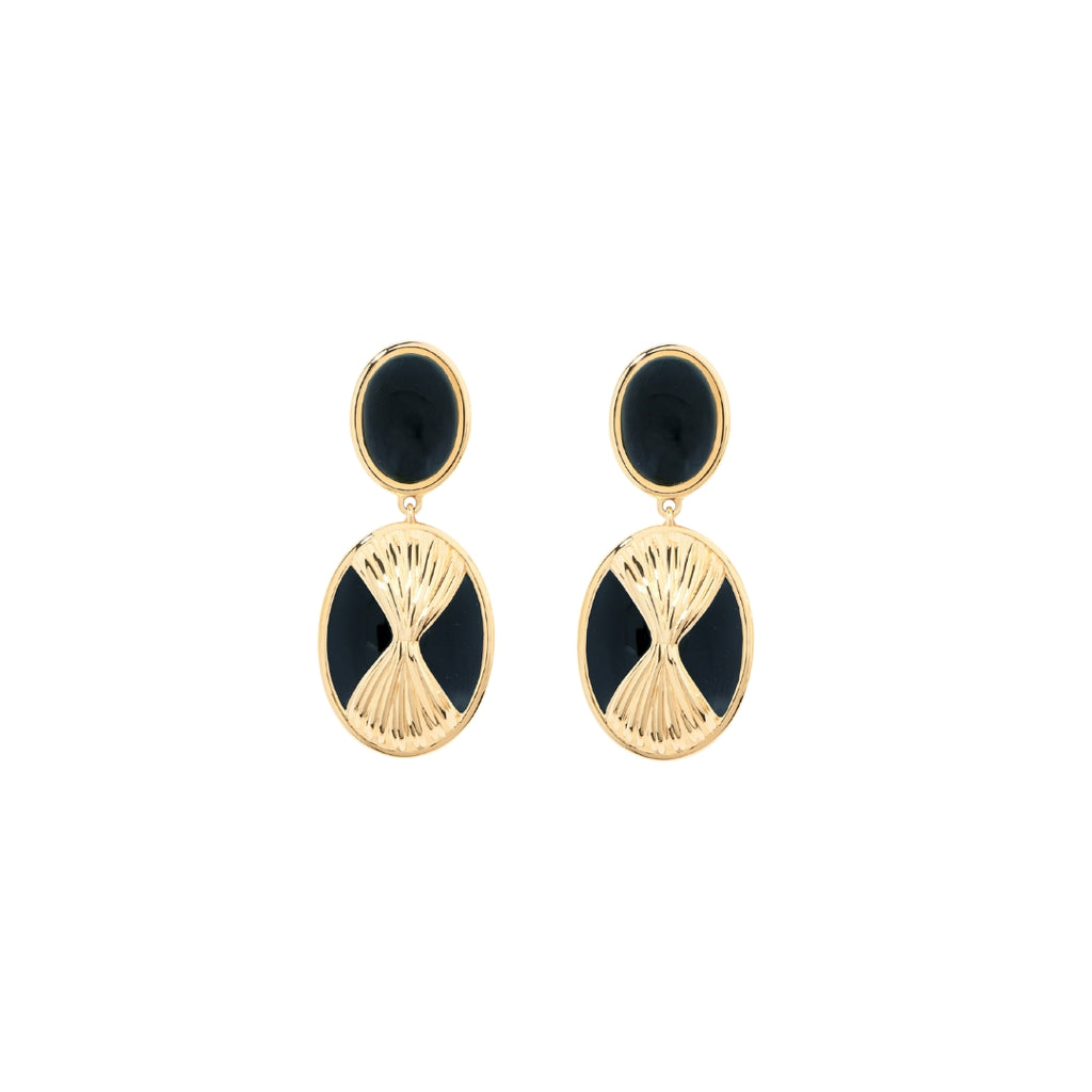 Aurelie Biderman X Maison Muguet Earrings Black Aurelie Bidermann luxury jewelry fashion