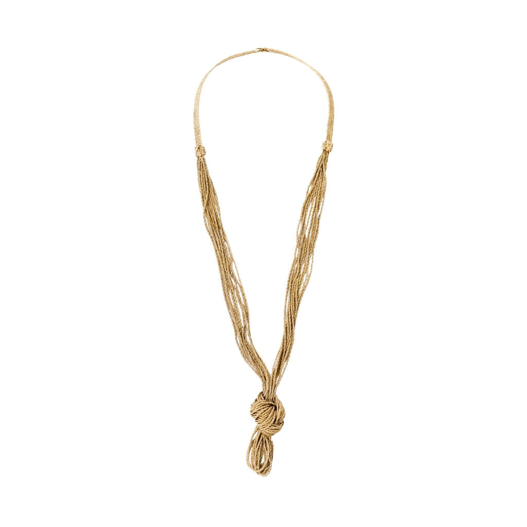 Aurelie Bidermann Knotted Miki Long Necklace