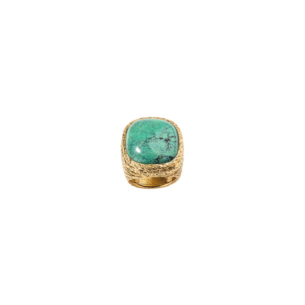 Aurelie Bidermann Turquoise Miki Ring