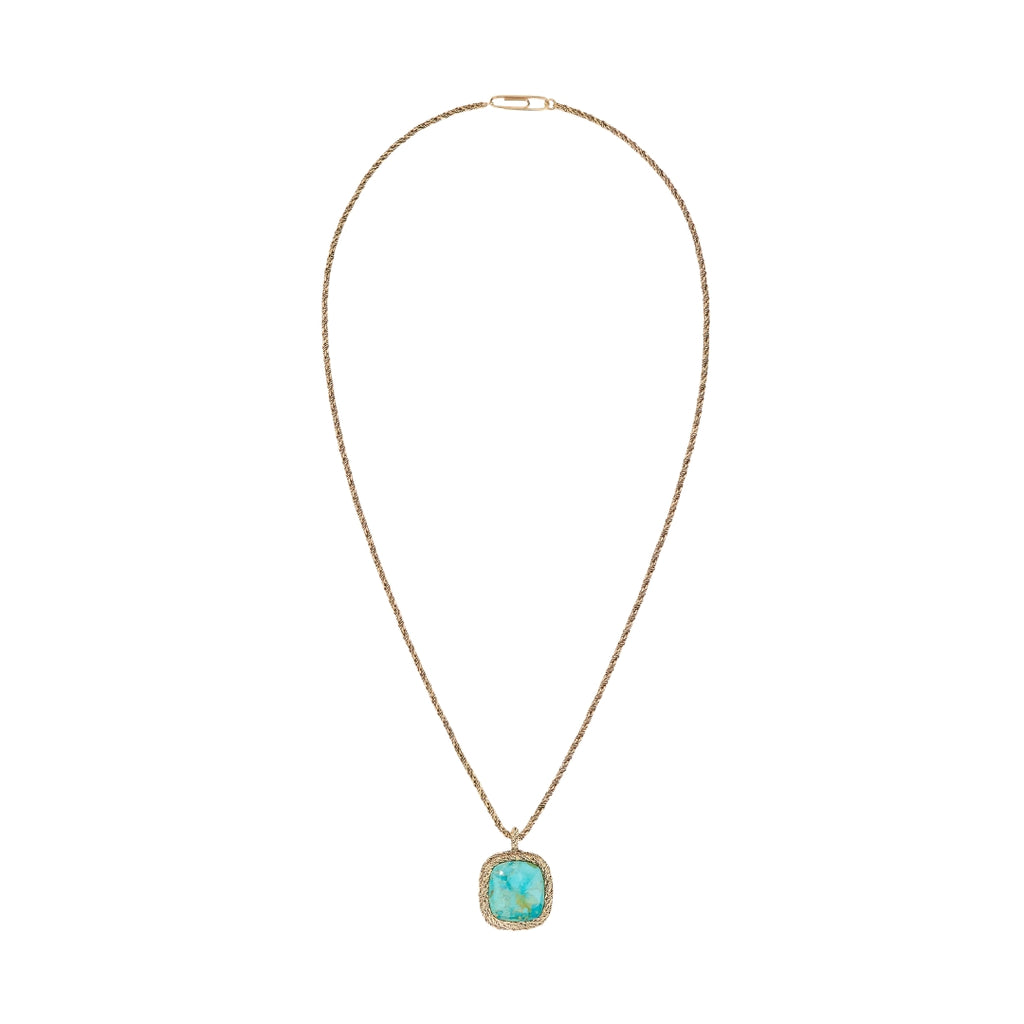 Aurelie Bidermann Miki Turquoise Long Necklace