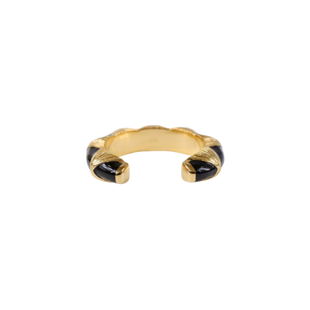 Aurelie Bidermann X Muguet Bracelet Black Aurelie Bidermann luxury fashion jewelry designer