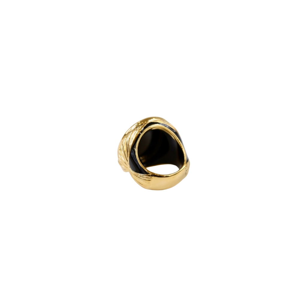 Aurelie Bidermann X Muguet Ring Black Luxury fashion jewelry designer