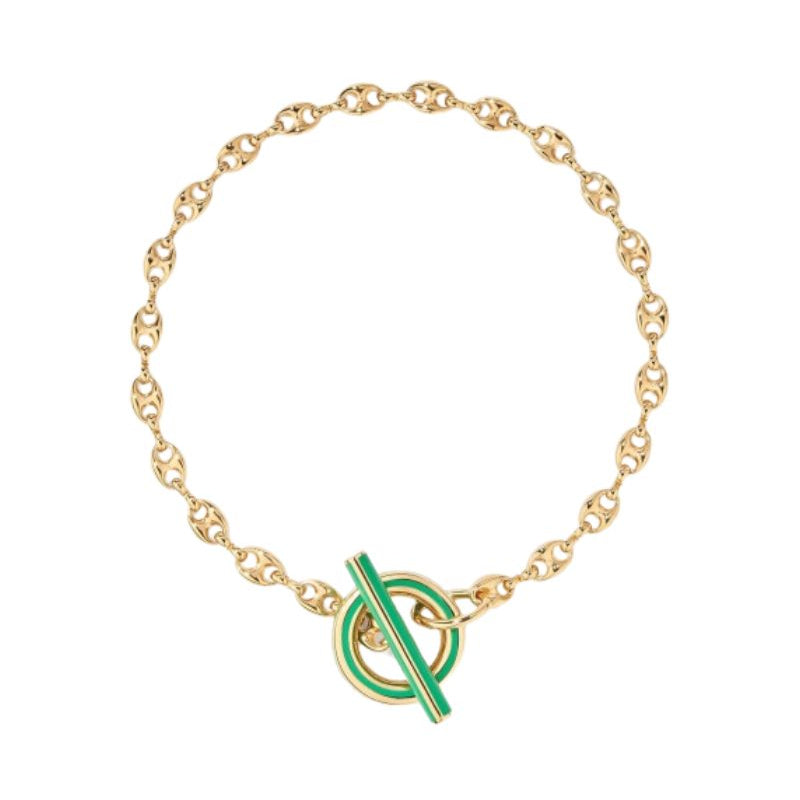 Aurelie Bidermann Tarsila Necklace Tropical Green