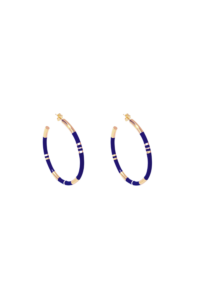 BLUE_LAPIS_POSITANO_HOOP_EARRINGS_EARRINGS_Blue_AURELIE_BIDERMANN_Shopify