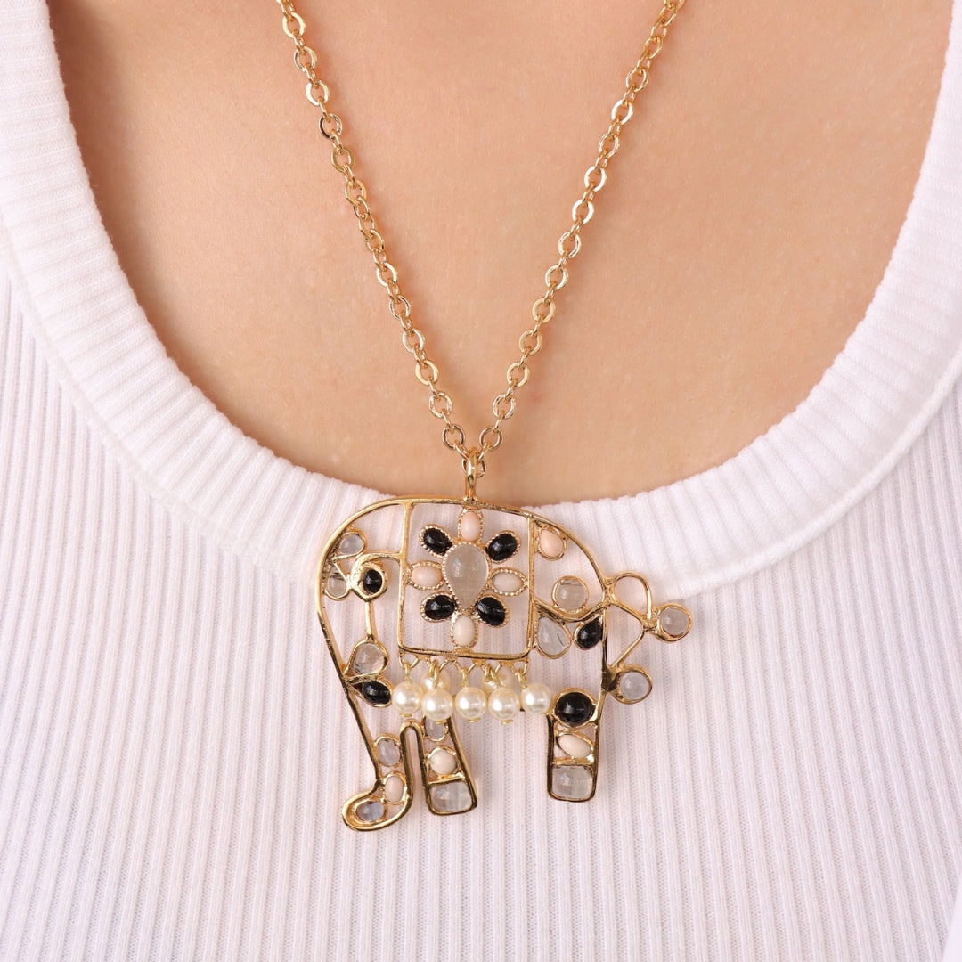 Baby Elephant_Necklace_Jewelry_Classic_Gripoix