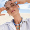 Bilbao Collar in Marine_Necklace_Blue_Lizzie Fortunato