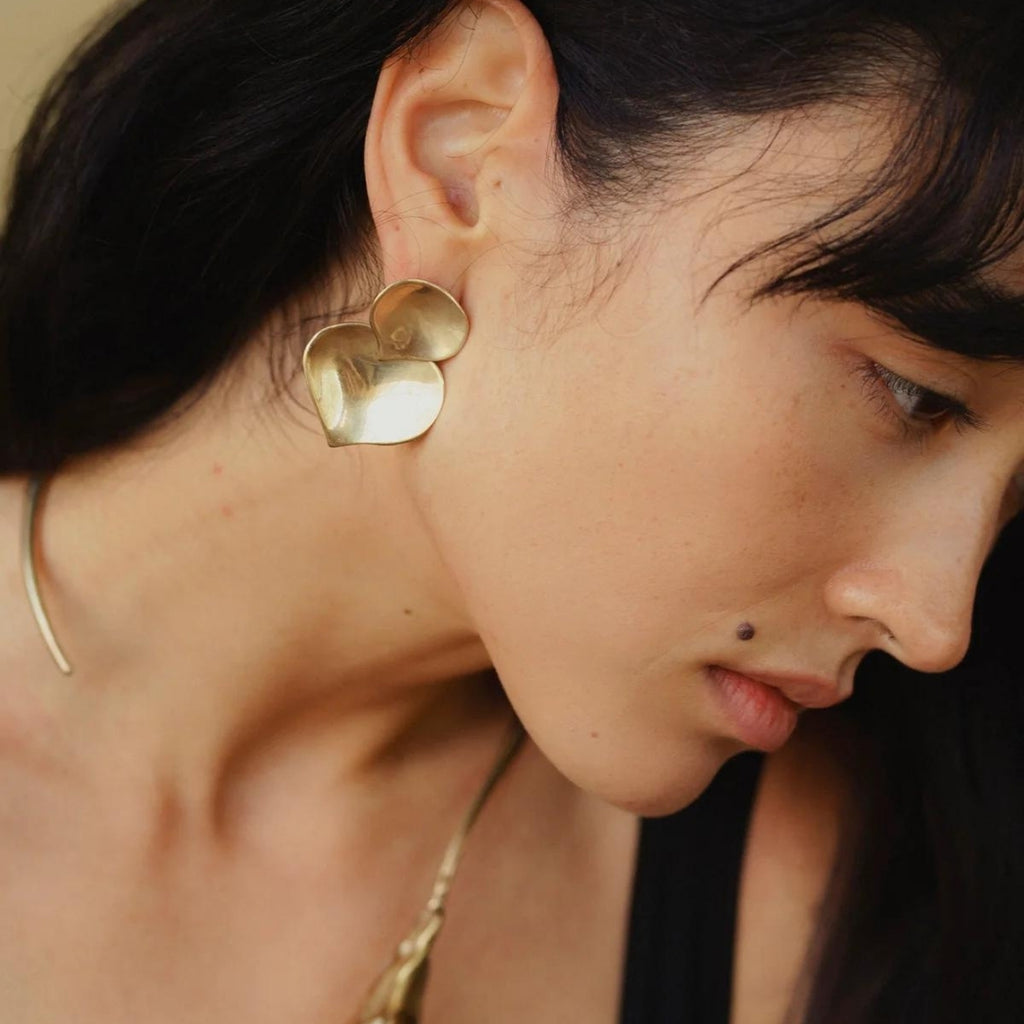 Birch Earrings_Bronze_Ariana Boussard-Reifel