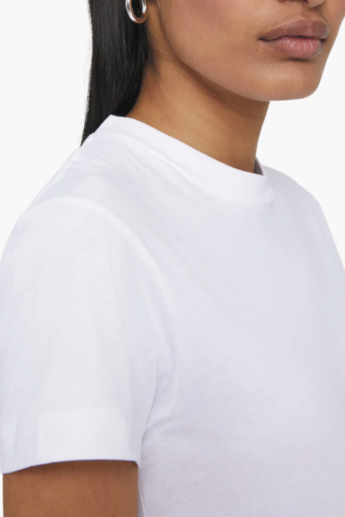 Elevate your wardrobe with the BITE Tee from Bite Studios - a classic t-shirt made from organic cotton with a slightly boxy fit, neat neckline, and tiny B embroidery, perfect for versatile pairing.