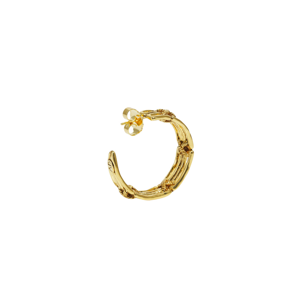 Caliche Hoops Earrings Aurelie Bidermann Luxury fashon jewelry
