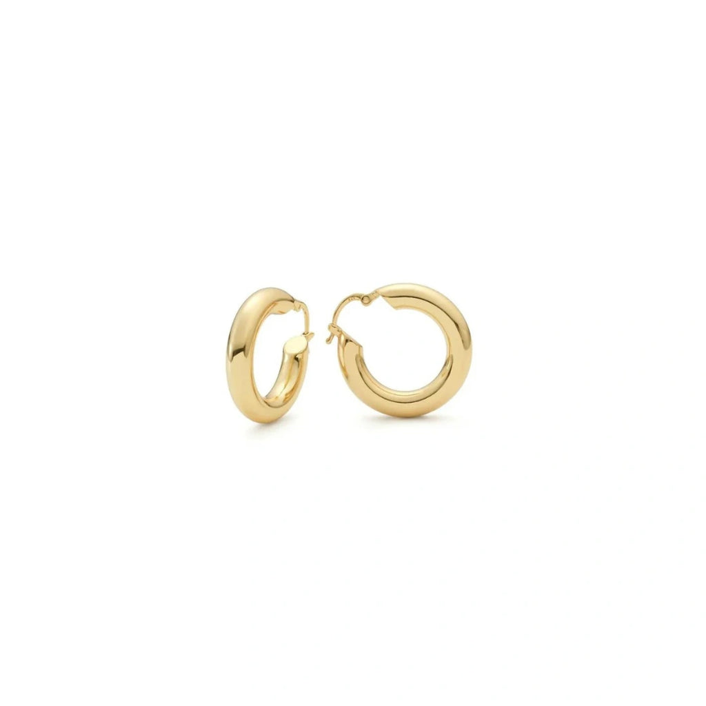 Classic Hoops Medium Gold Louve Maison muguet Luxury fashion jewelry buy online