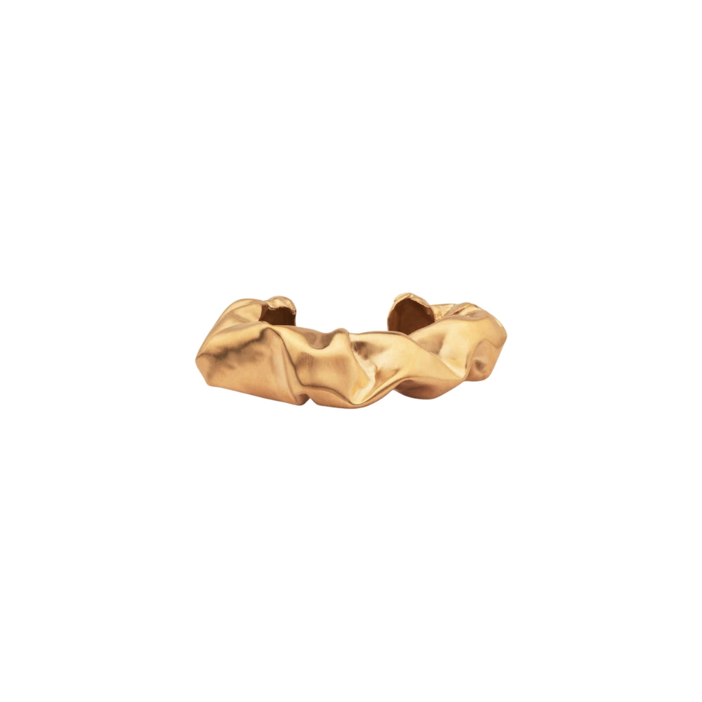 Completedworks Scrunch Gold Plated Cuff