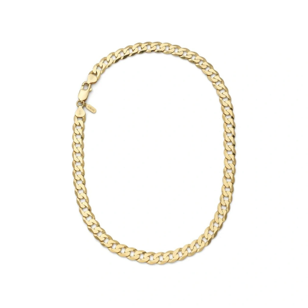 Curb Chain Necklace Gold Louve maison muguet fashion jewelry luxury