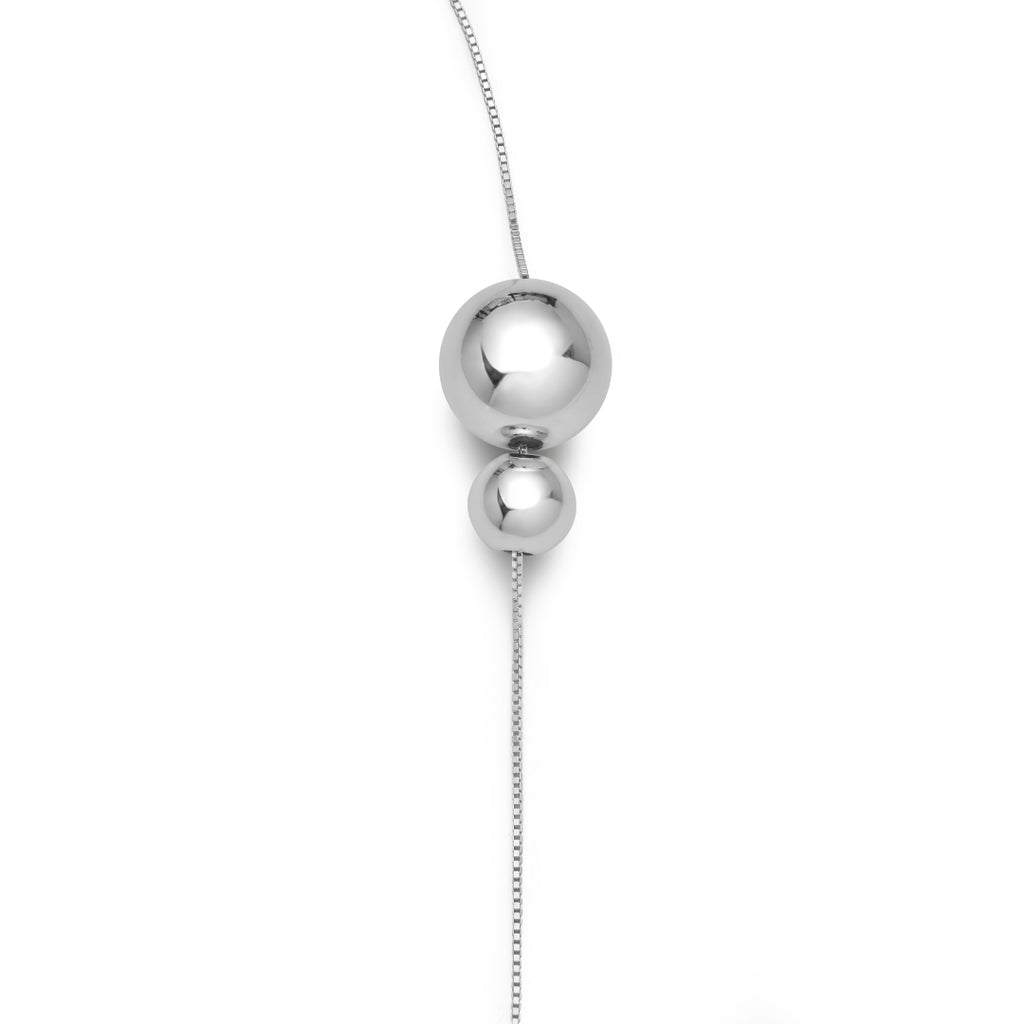 Double Etoiles Necklace Silver Louve Fashion Luxury Maison Muguet Retailer