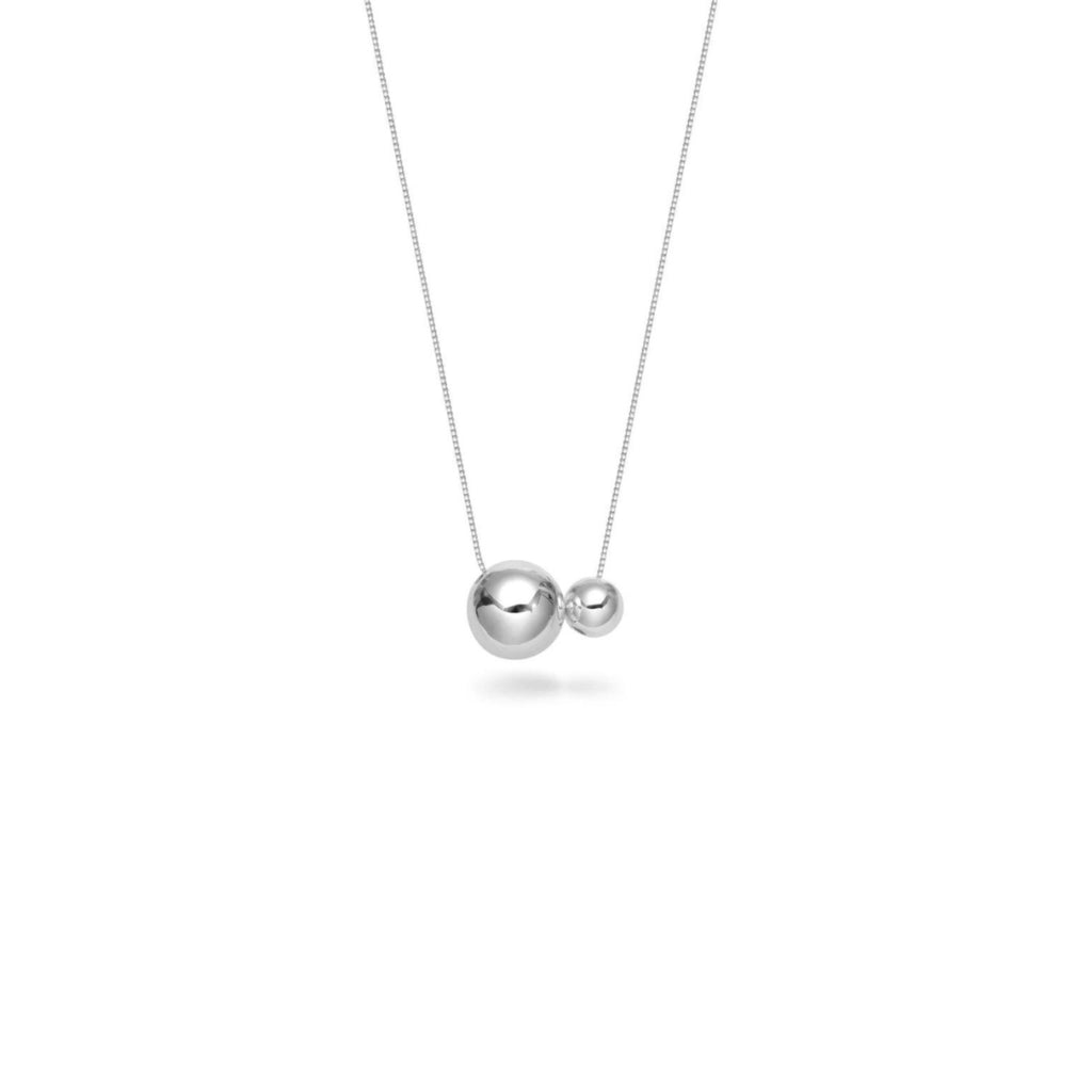 Double Etoiles Necklace Silver Louve Fashion Luxury Maison Muguet Retailer