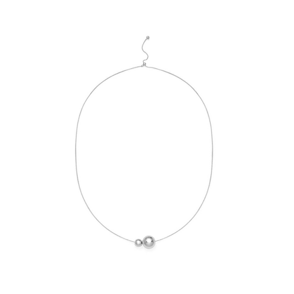 Double Etoiles Necklace Silver Louve maison muguet luxury fashion jewelry