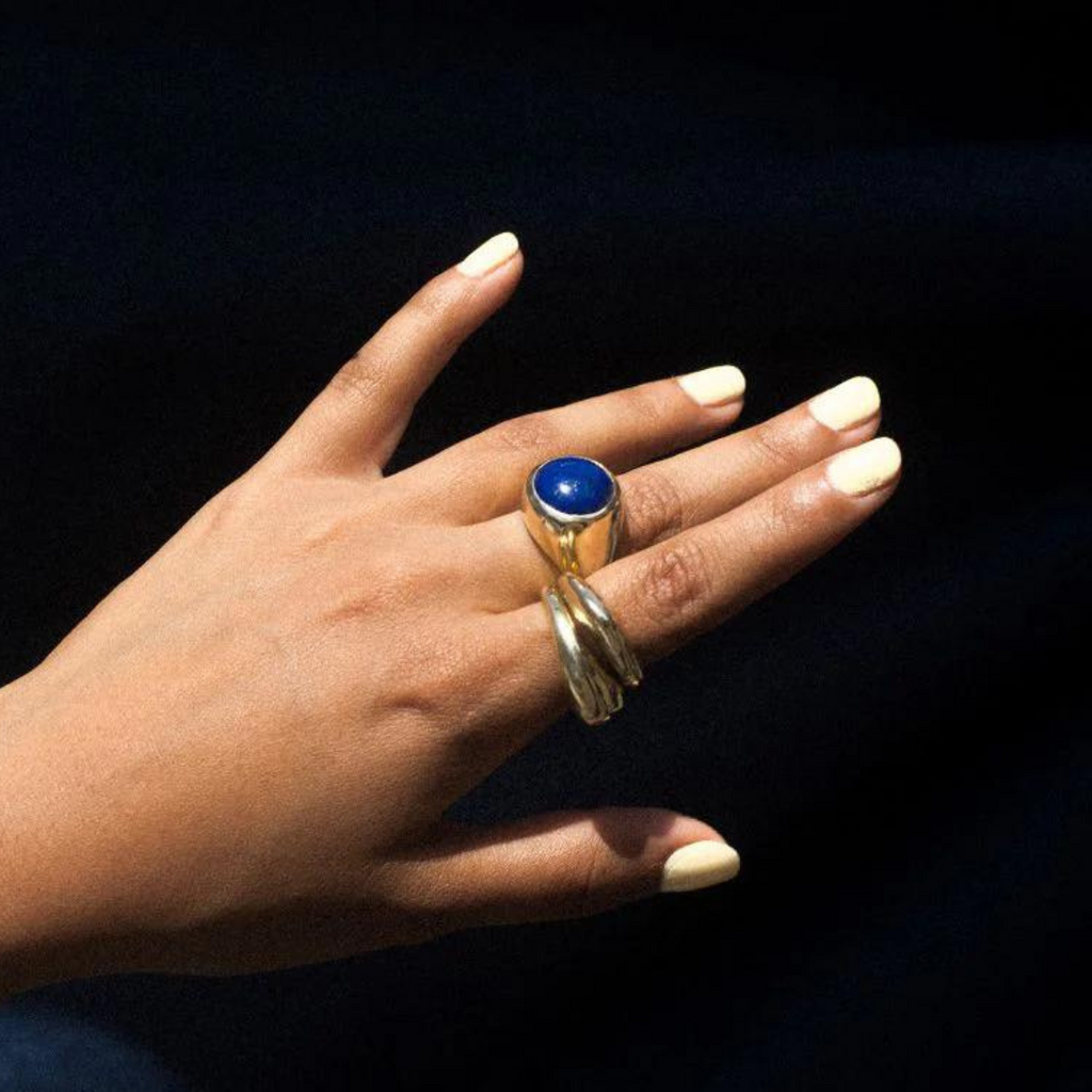 Duet Ring Set Bronze maison muguet fashion jewelry designers brands