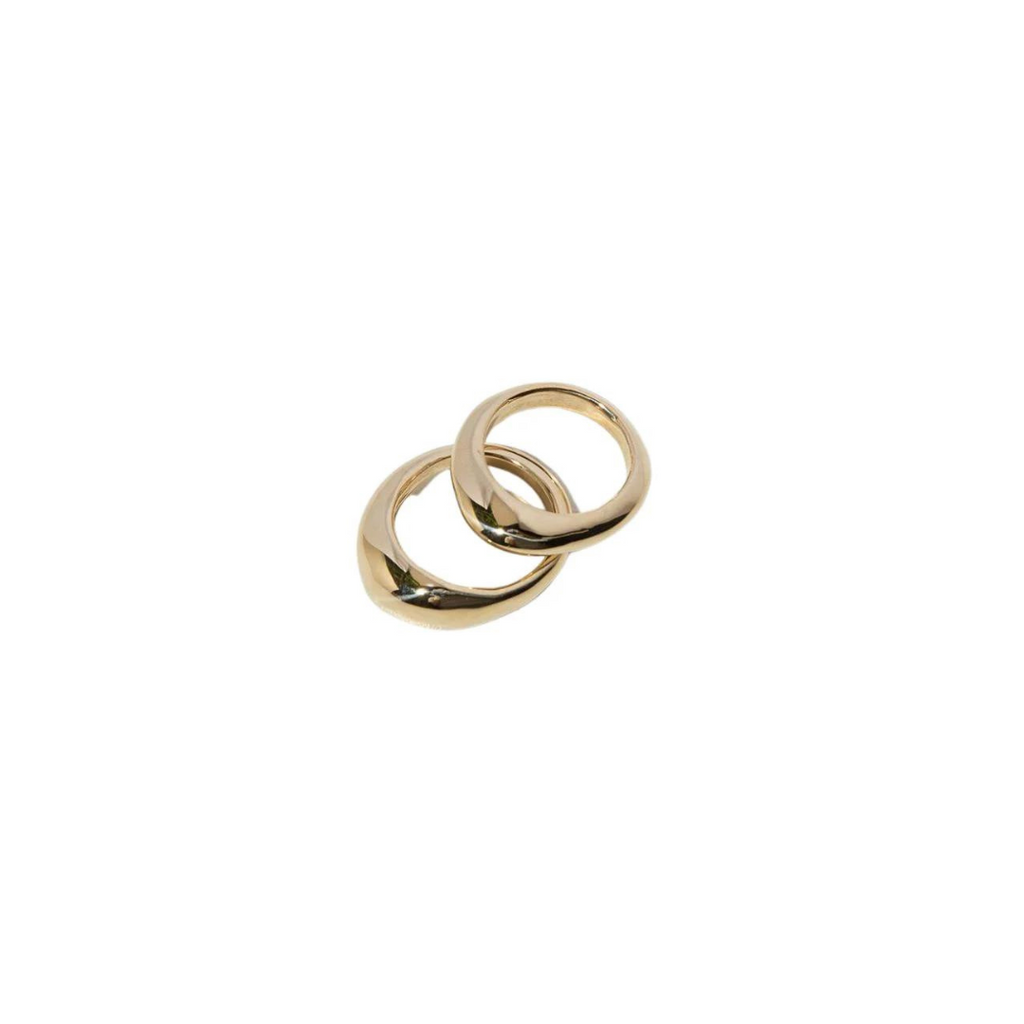 Duet Ring Set Bronze maison muguet fashion jewelry designers brands