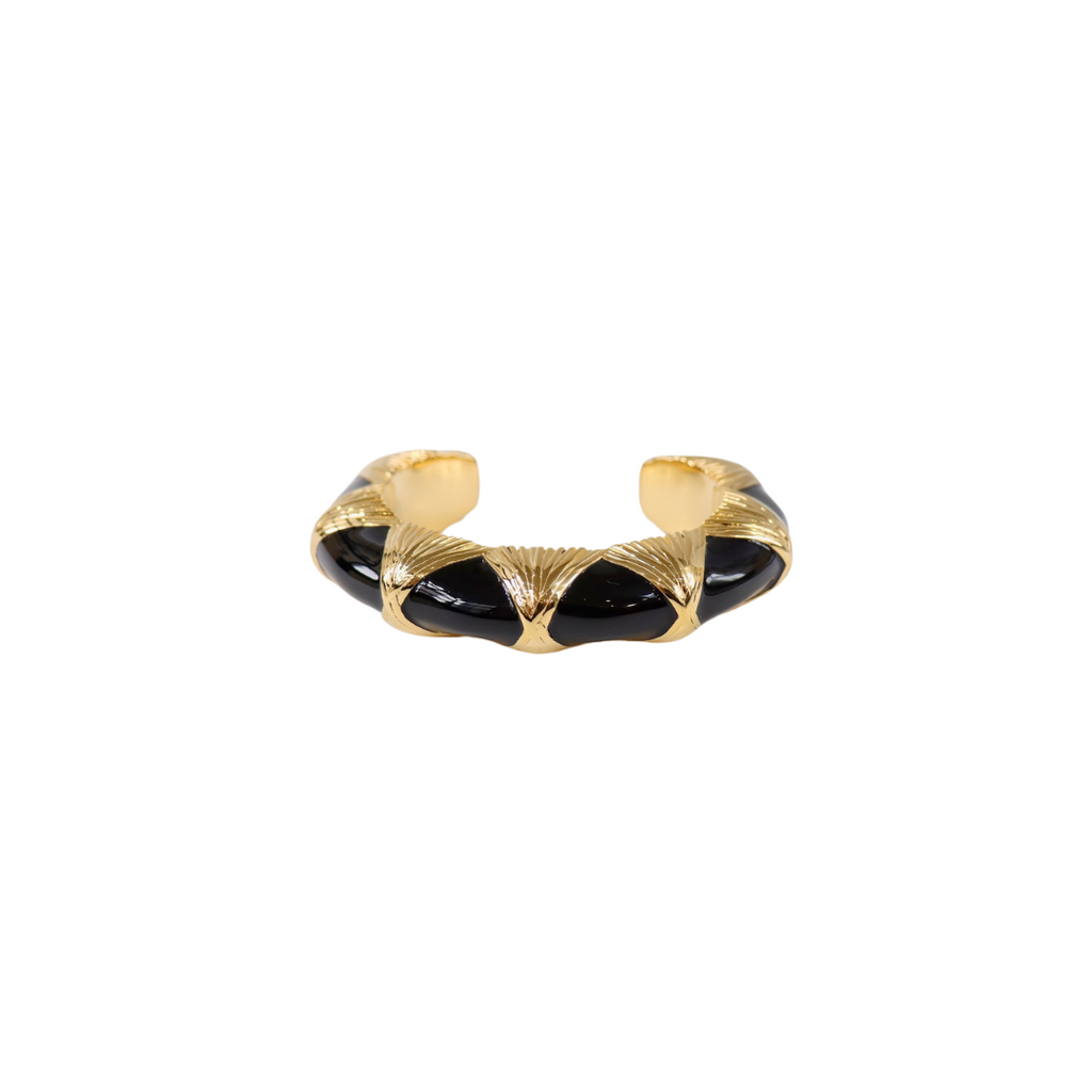 Aurelie Bidermann X Muguet Bracelet Black Aurelie Bidermann luxury fashion jewelry designer