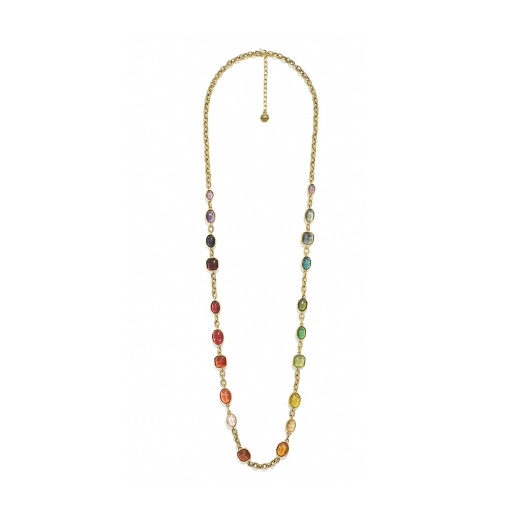 Goossens CabochonsRainbowLongNecklace