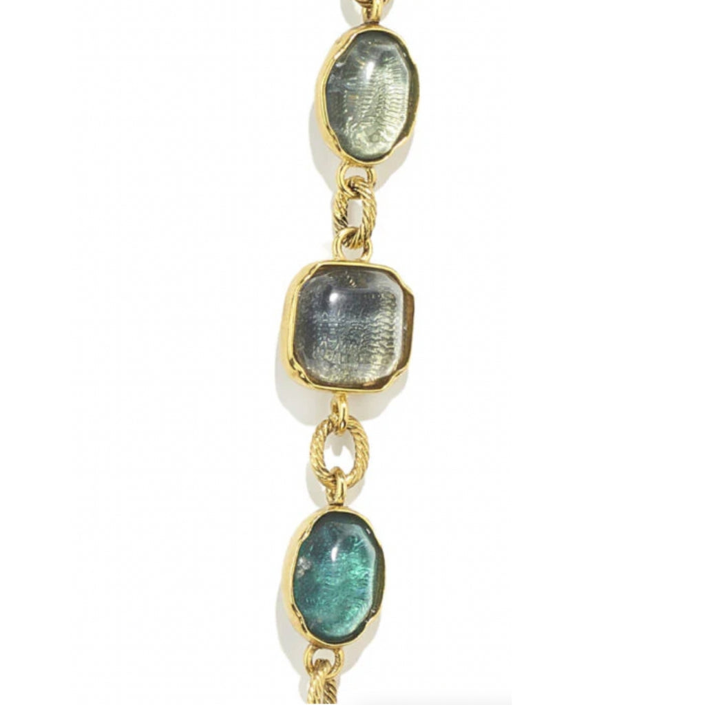 Goossens CabochonsRainbowLongNecklace