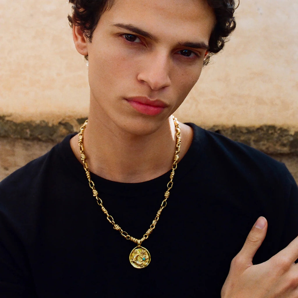 Goossens Talisman Astro Moon Necklace