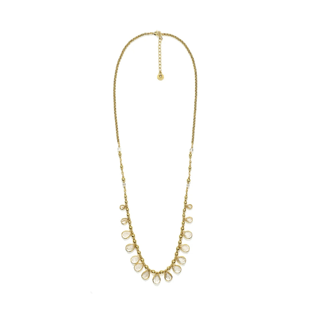 Goossens Cachemire Sautoir Cabochons Necklace