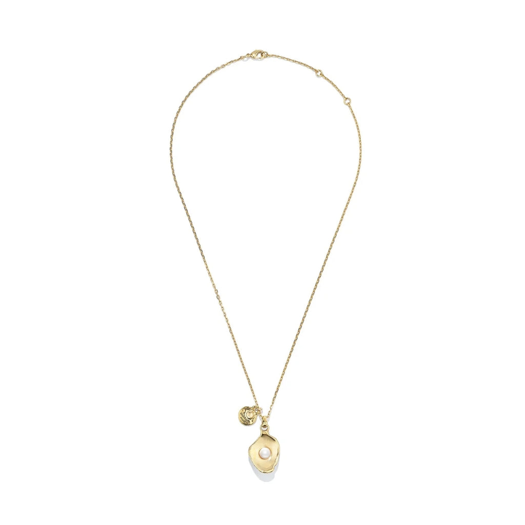 Goossens Circe Shell Pearl Charm Necklace