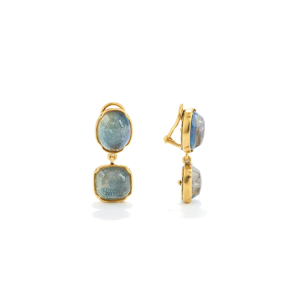 Goossens Cabochons Two Pendants Earrings