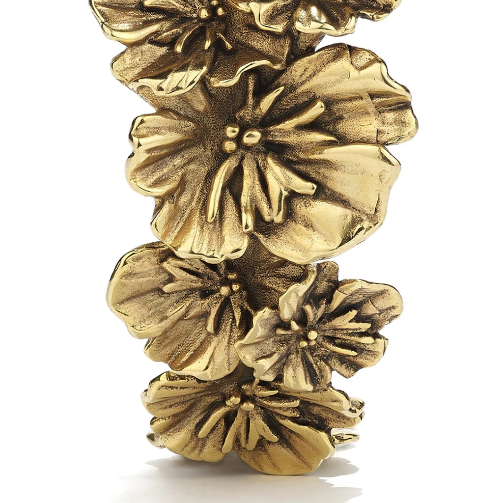 Goossens Fleur de Pavot Hoop Earrings