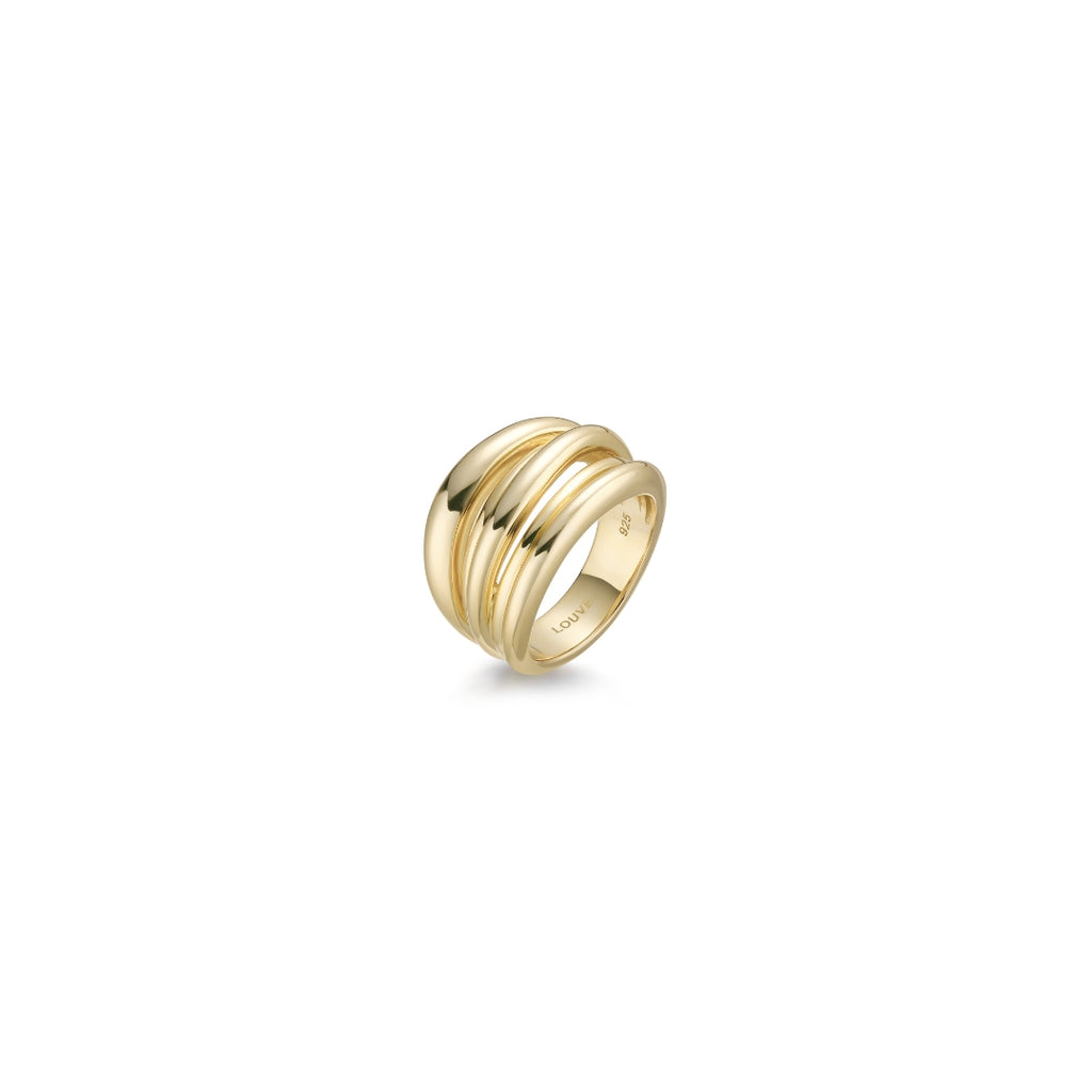 LOUVE Lasso I Ring Gold 