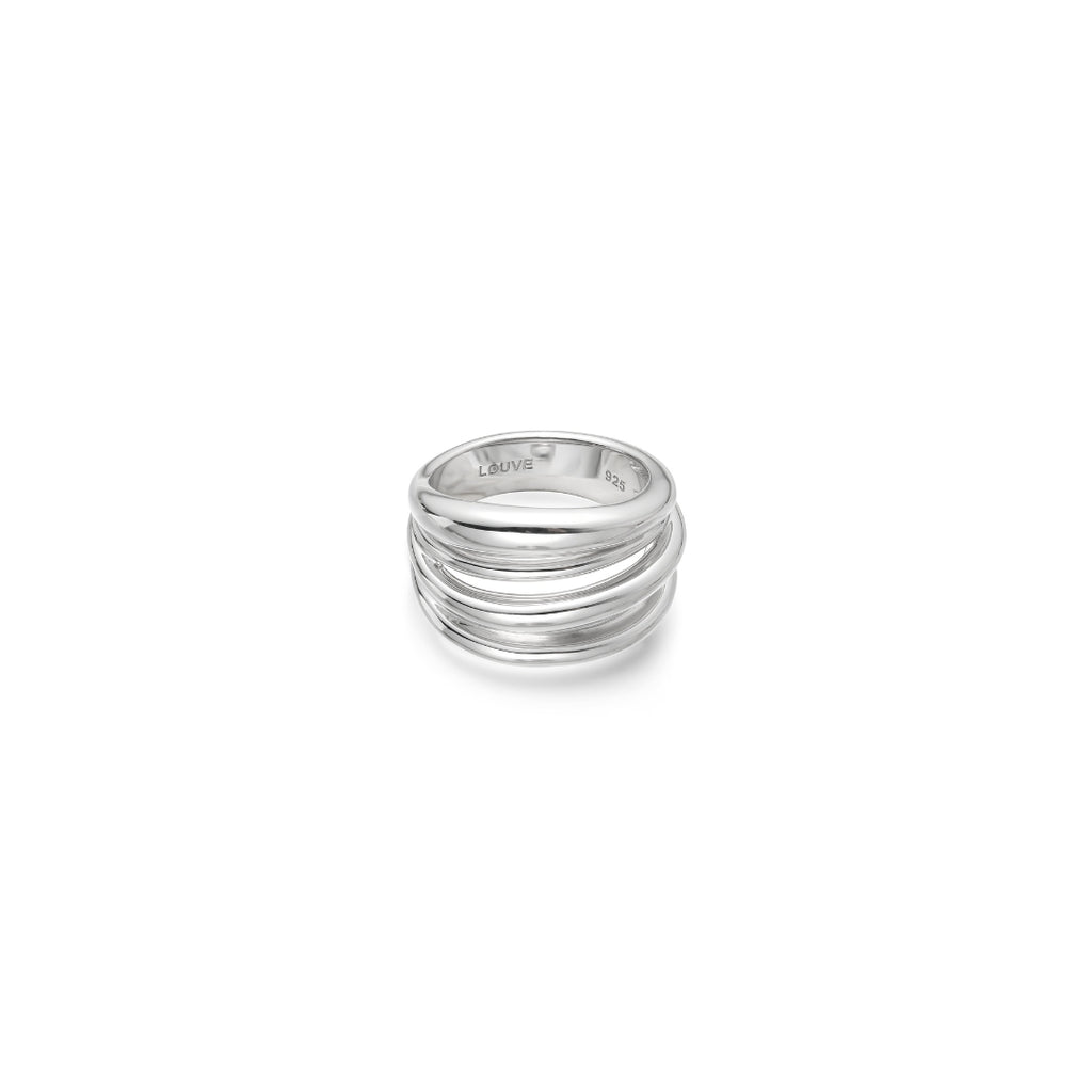 LOUVE Lasso I Ring Silver