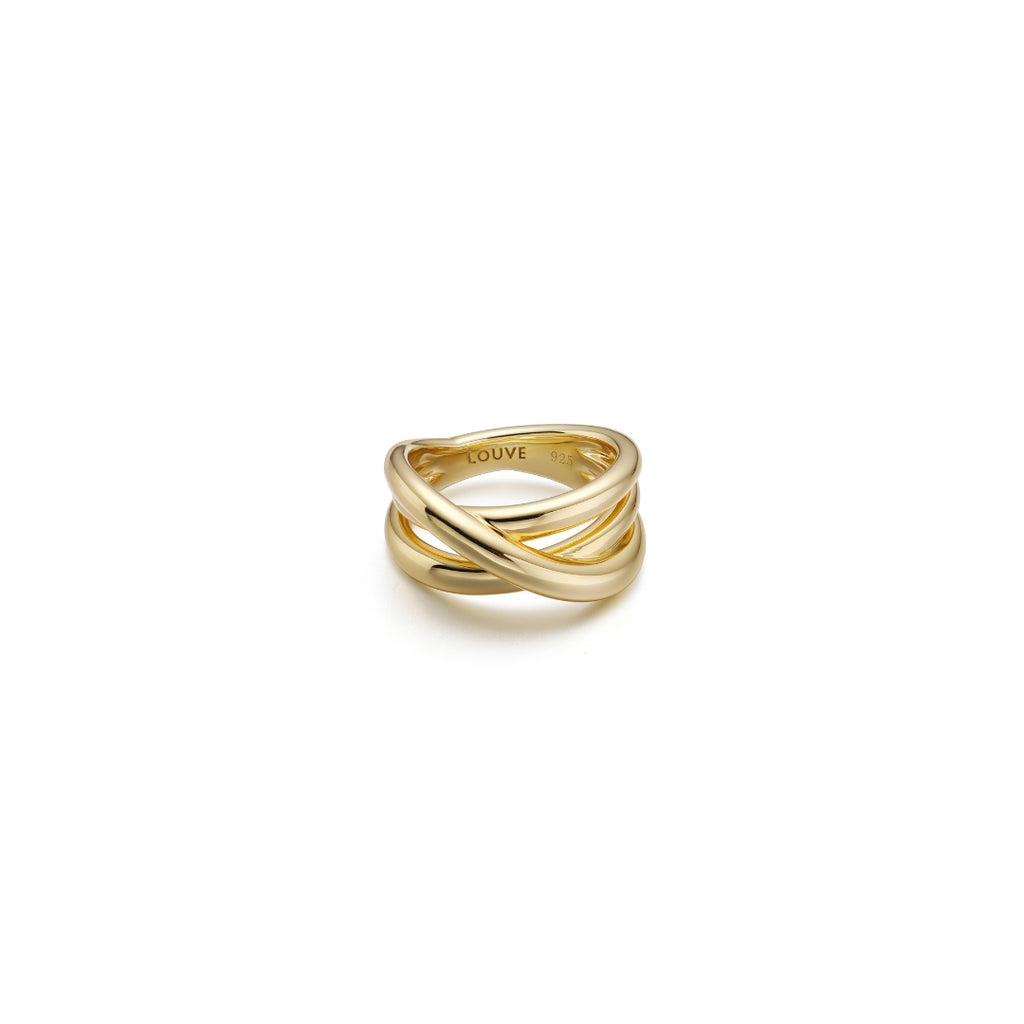 LOUVE Lasso II Ring Gold 