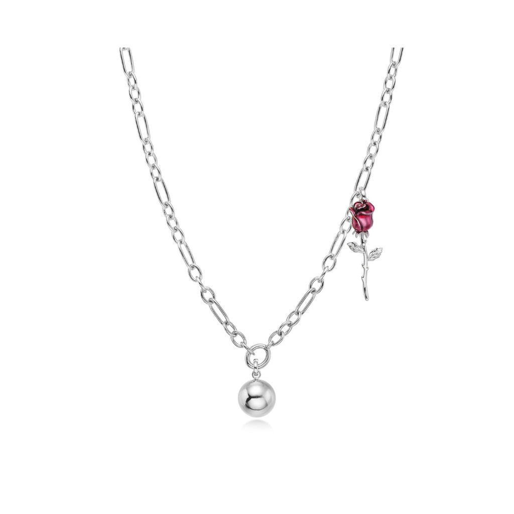 LOUVE Le Petit Prince Necklace Red Enamel Fullset 