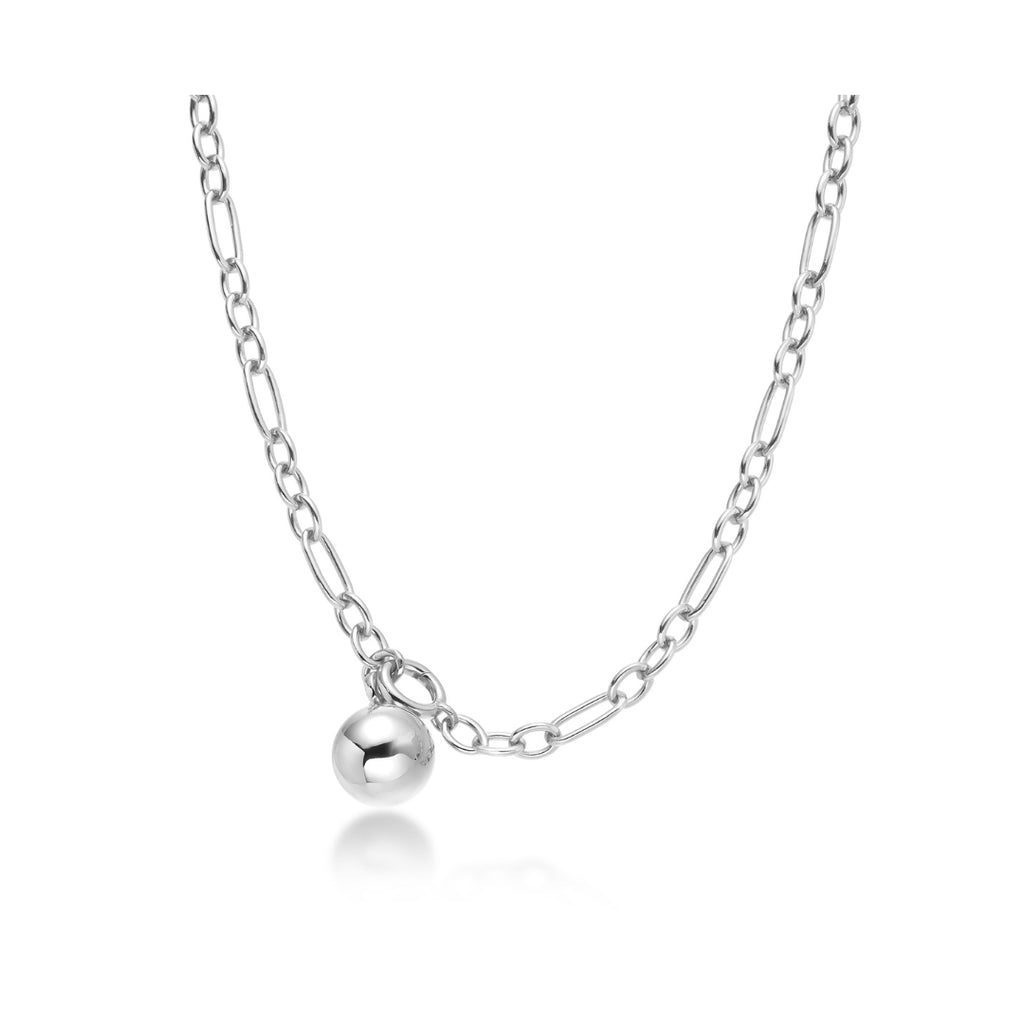 LOUVE Le Petit Prince Necklace  Silver + Asteroid B-612 Silver
