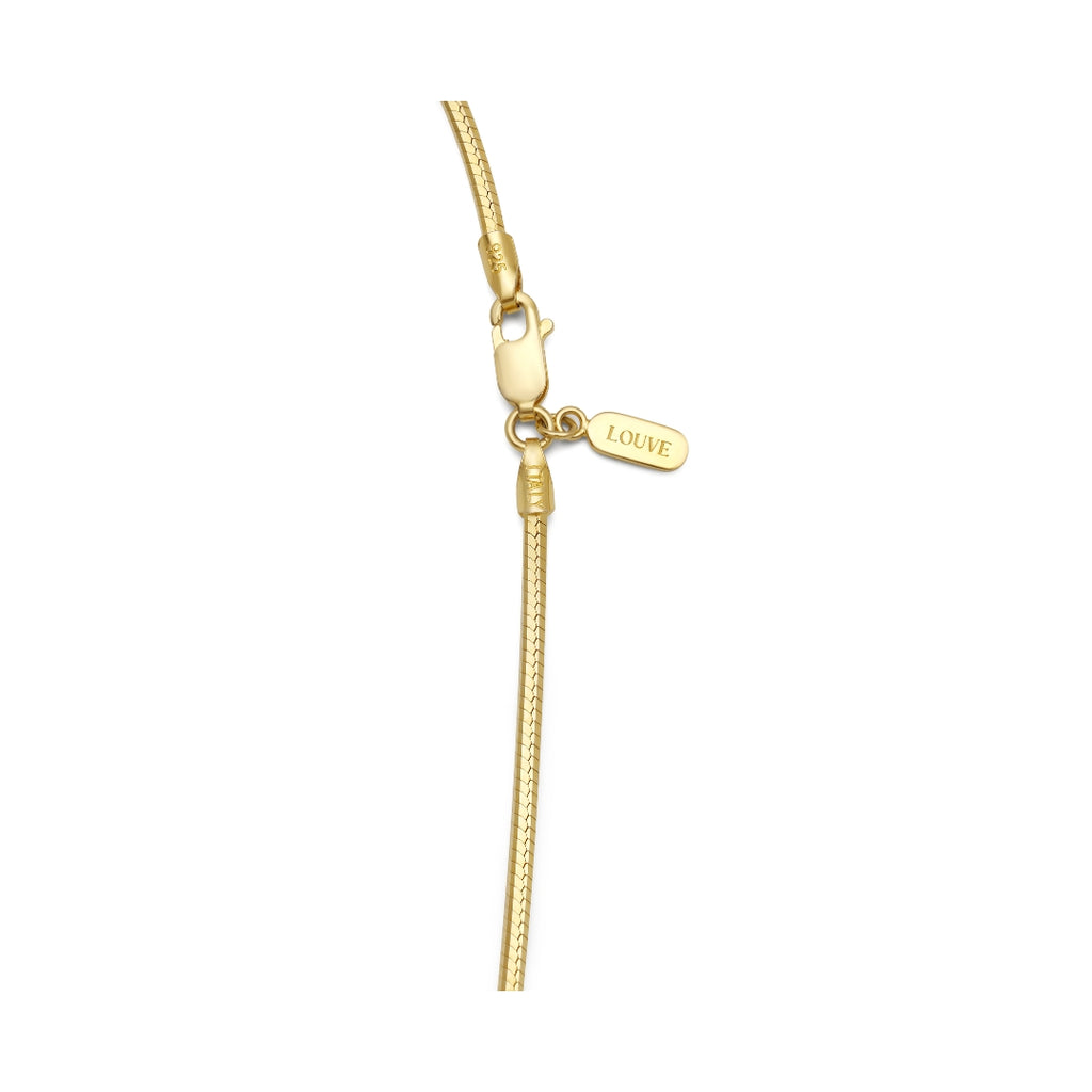LOUVE Parisian Necklace 50cm Gold