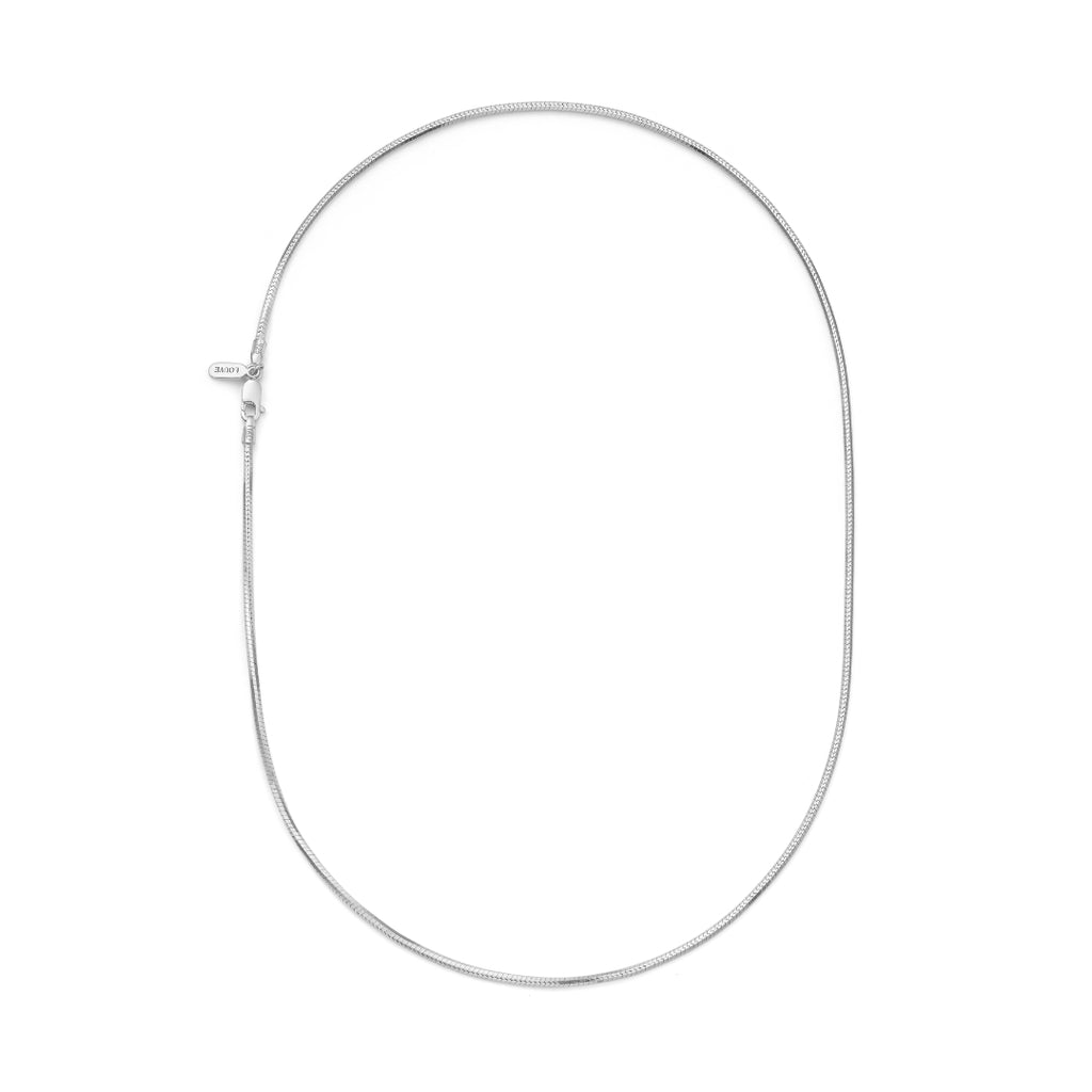 LOUVE Parisian Necklace 50cm silver