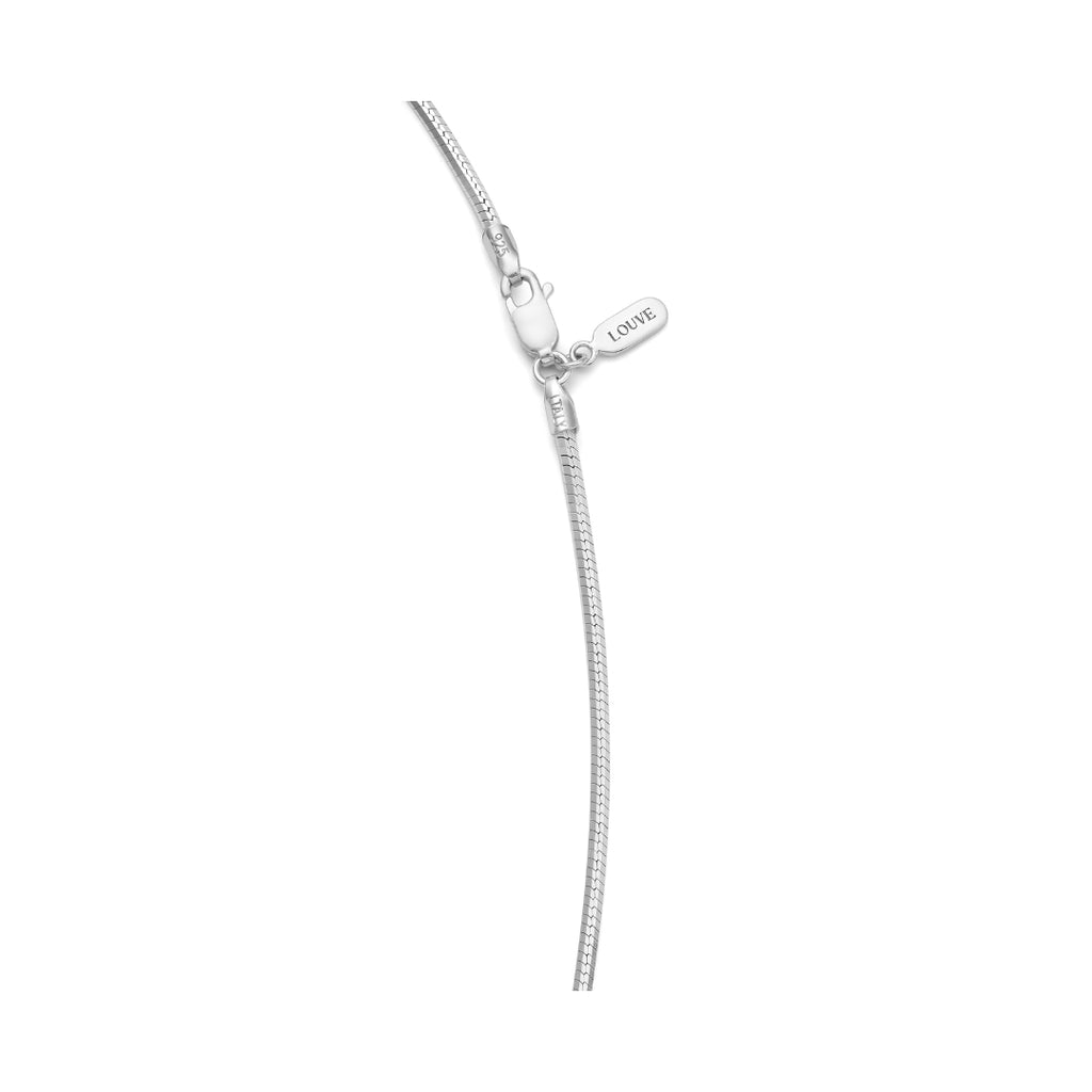 LOUVE Parisian Necklace 50cm silver