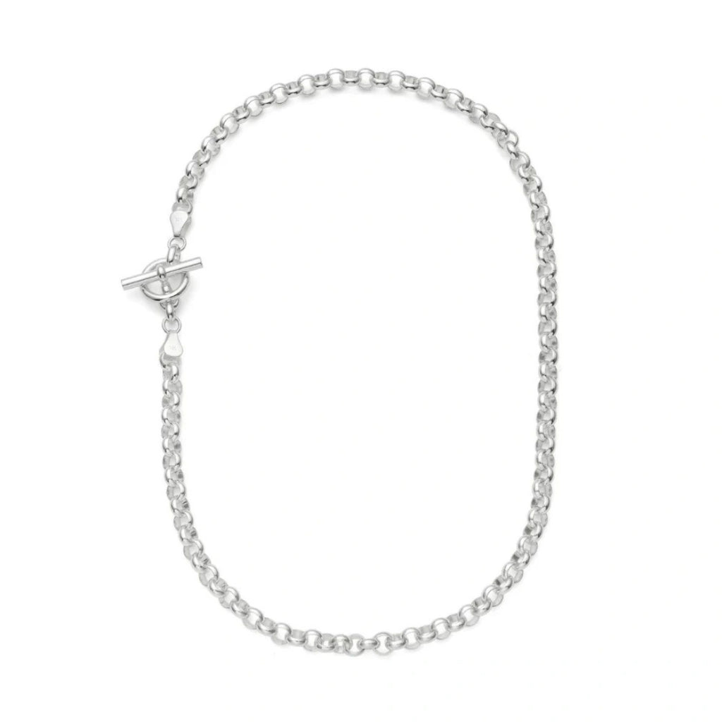 LOUVE Pearl Chain OT-bar Necklace 50cm