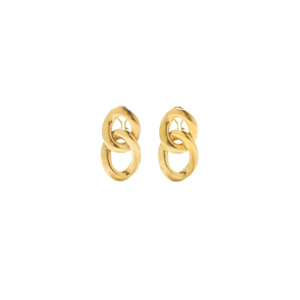 Lhassa earrings gold Goossens maison muguet luxury