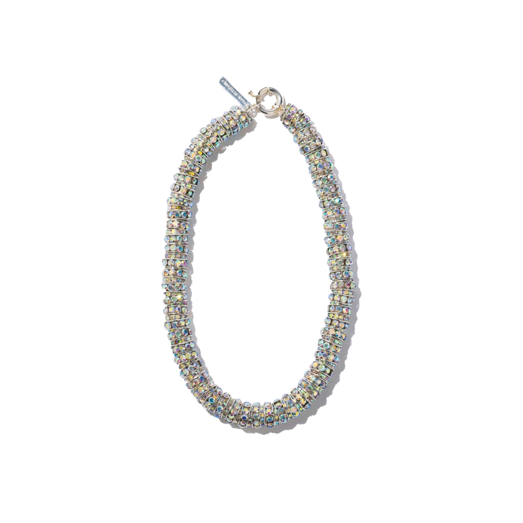 luxury fashion Jewelry Fat Silver Diamond Necklace Pearl Octopuss.y