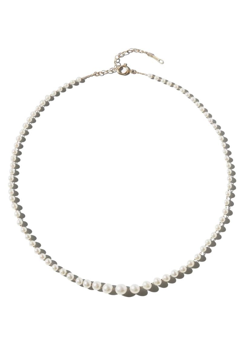 Sea of Beauty Collection. Center Cascading Pearl Necklace