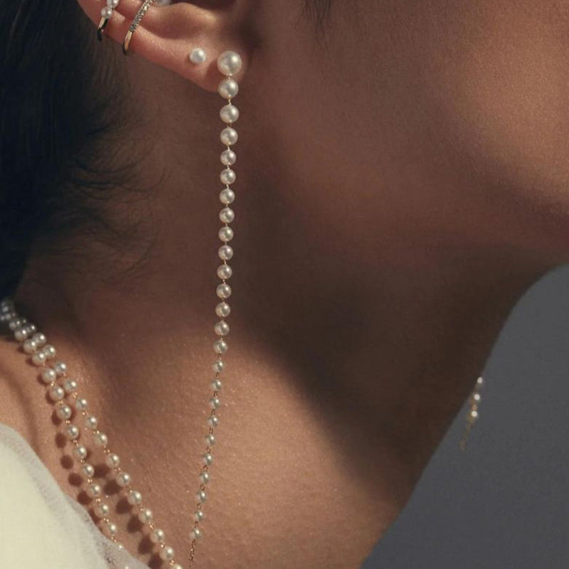 Mizuki pearl earrings deals