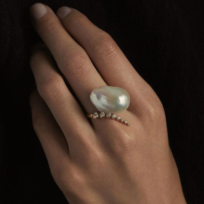 Mizuki pearl ring store