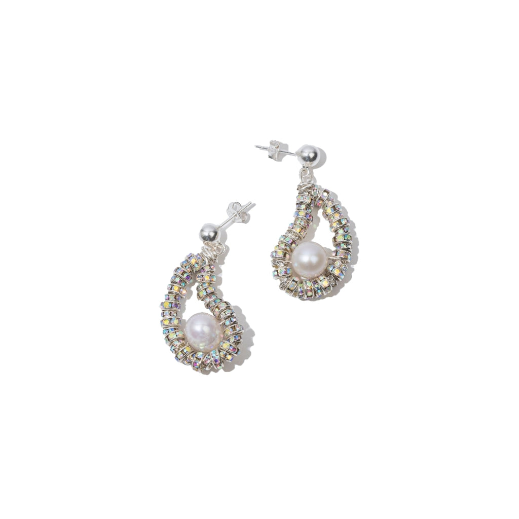luxury fashion Jewelry Tiny Silver Oysters Earrings Pearl Octopuss.y