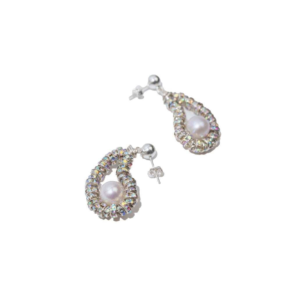 luxury fashion Jewelry Tiny Silver Oysters Earrings Pearl Octopuss.y