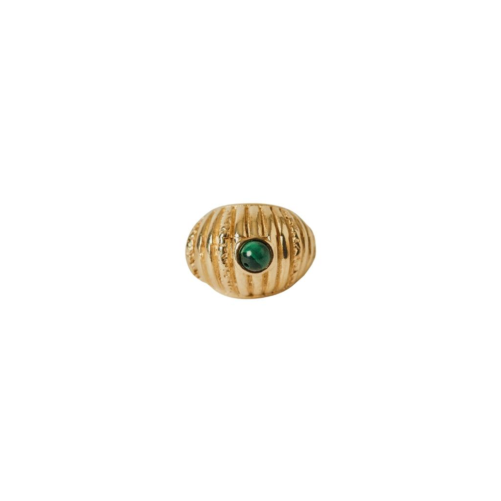 Paola Sighinolfi Small Reef Ring Malachite